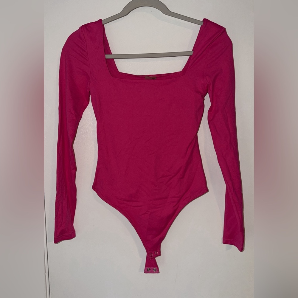 NWT RDstyle second skin hot pink bodysuit